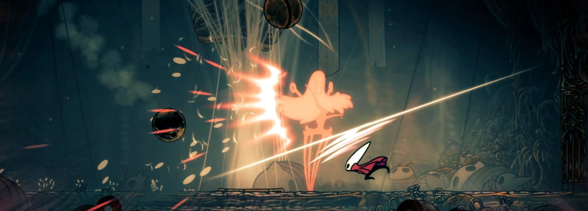 Widow being fought in Bellhart with the Beast Crest, the only fight I used it in during my first playthrough.