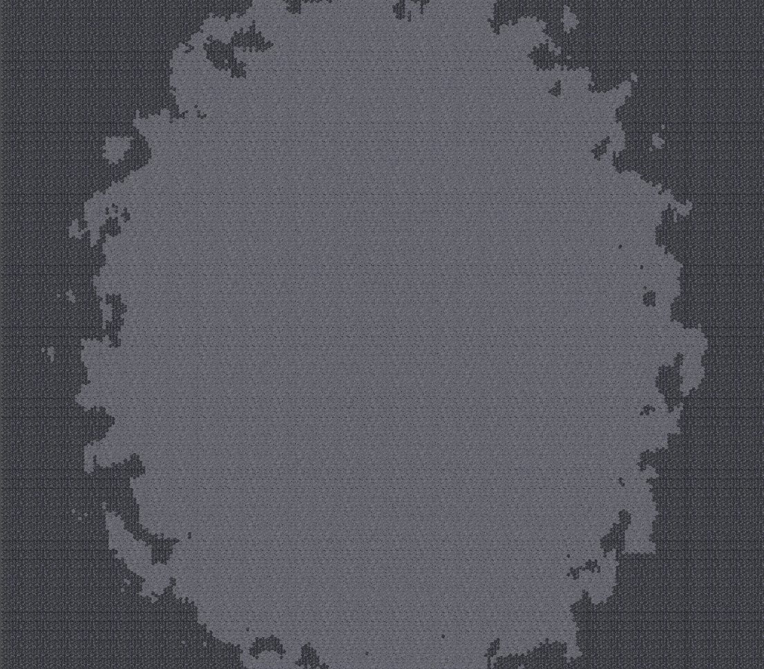 A second gif showing another full mine generation from an empty grid to a finished mine.
